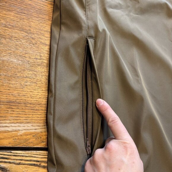 Vtg Outer Boundary Vest Mens Large Olive Green Outdoor Sleeveless Windbreaker - Picture 3 of 13